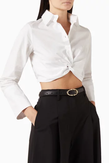 Halo Belt in Leather