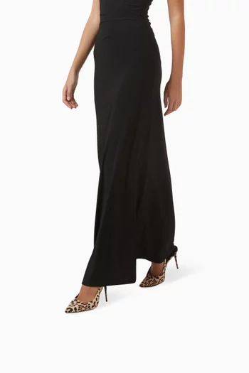 حذاء كلاسيك برانكا بسير خلفي وكعب 100 مم ستان