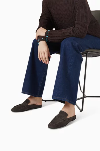 Gabby Slip-on Loafers in Suede