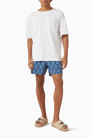 Printed Medium Swim Shorts