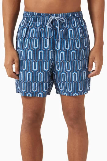 Printed Medium Swim Shorts