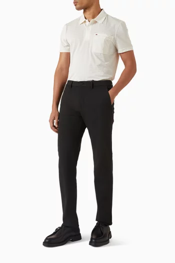 Straight Knit Chino Pants