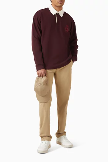 Varsity Contrast Collar Rugby Shirt