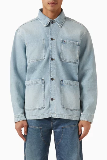 Relaxed Chore Jacket in Denim