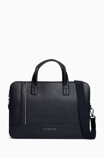 Metal Logo Laptop Bag