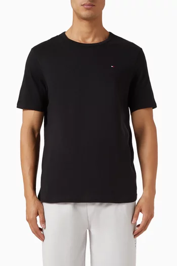 طقم تي شيرت بفتحة رقبة مستديرة، 3 قطع