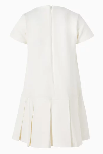 Midi Logo Dress in Cotton
