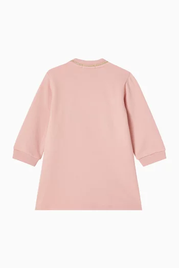 فستان بشعار الماركة قطن