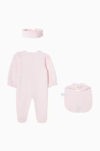 طقم هدايا بيجاما قطعة واحدة، ثلاث قطع