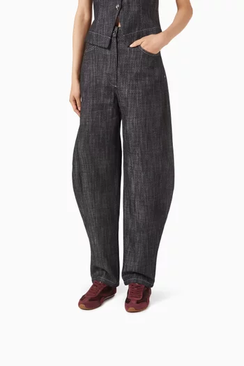 Coach Running Sneakers in Suede & Satin