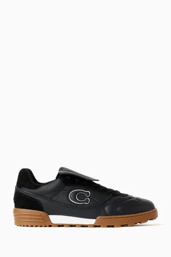 Match Sneakers in Leather and Suede