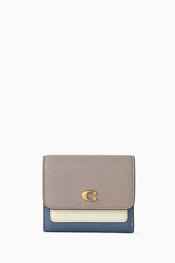 Small Mila Wallet in Pebbled Leather