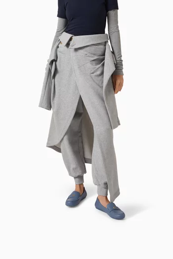 Driving Loafers in Grained Leather