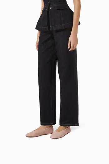 Houston Ballerina Flats in Suede