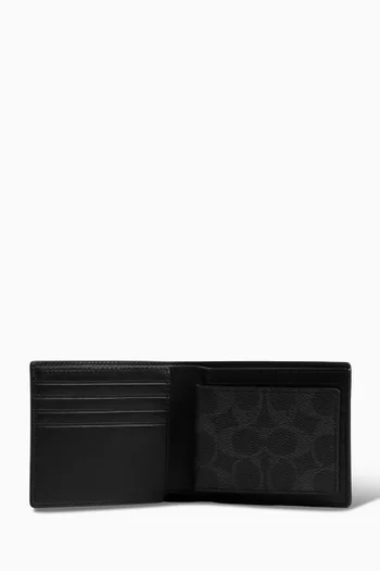 محفظة 3 في 1 قنب مزين بشعار الماركة