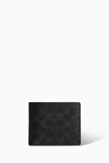 محفظة 3 في 1 قنب مزين بشعار الماركة