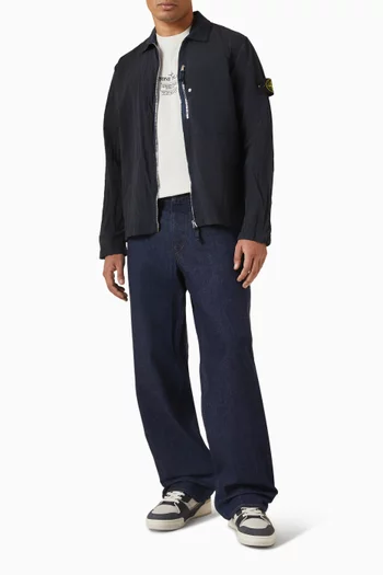 Zip Overshirt in Nylon