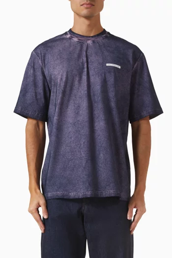 Velo Effect T-shirt in Cotton