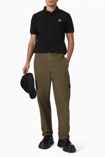 Logo Polo Shirt in Cotton-piqué