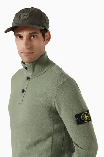 Compass Baseball Cap in Canvas