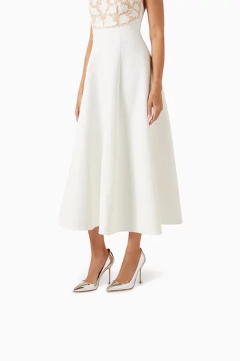 حذاء كلاسيك بيك تورا بكعب 105 مم جلد عجل لامع