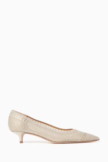 Trieste 35 Pumps in Crochet Mesh