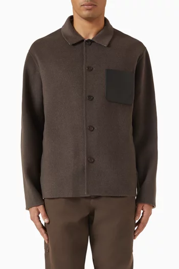Navid Shirt Jacket in Wool
