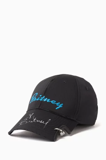Britney Spears Cap in Technical Jacquard