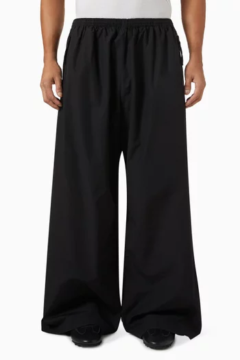Casual Pants in Technical Cotton Blend