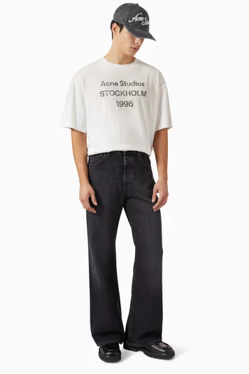 Logo T-shirt in Cotton & Hemp