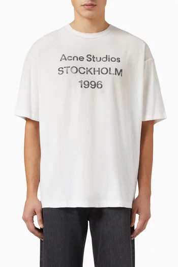 Logo T-shirt in Cotton & Hemp