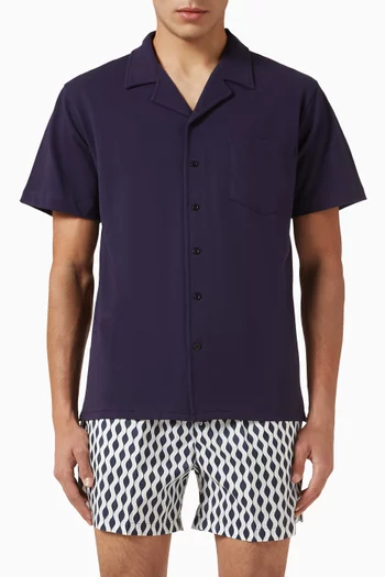 Resort Shirt in Organic Cotton Piqué