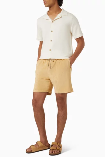 Mid-length Shorts in Cotton Terry