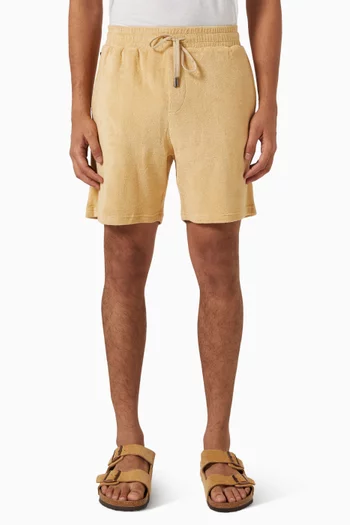 Mid-length Shorts in Cotton Terry