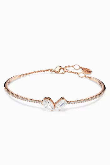 Mesmera Moi et Toi Bracelet in Rose Gold-plated Metal