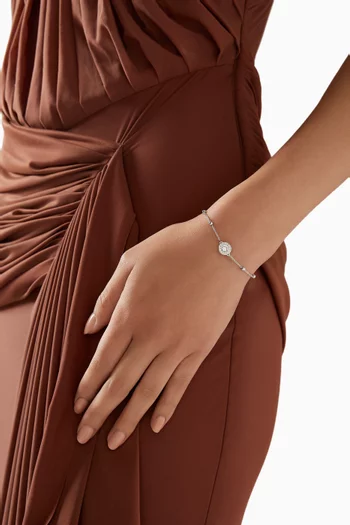 Una Angelic Bracelet in Rhodium-plated Metal