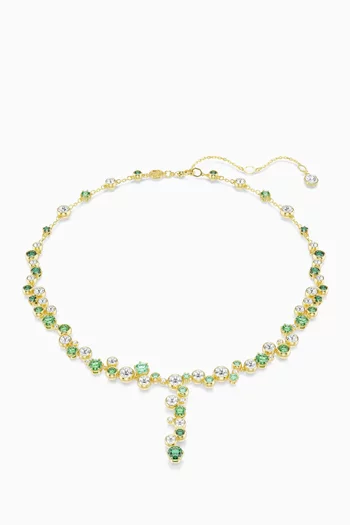 Constella Y Necklace in Gold-tone Plated Metal