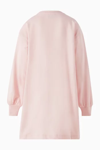 Long-sleeve T-shirt Dress in Jersey