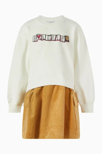 سويت شيرت قطن بشعار الماركة