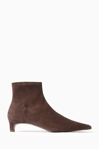 Hailey II 45 Ankle Boots in Suede