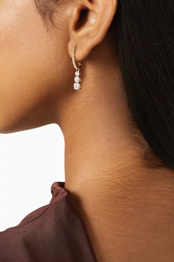 Stilla Attract Earrings in Gold-plated Metal