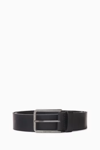 Warmth Buckle Belt in Leather