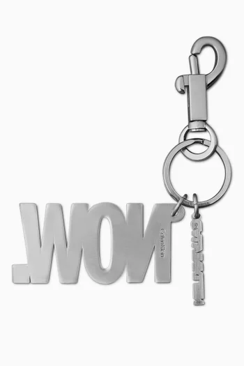 Now Key Fob in Metal