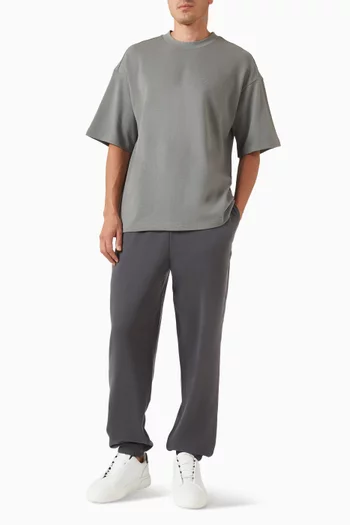 Logo Embroidered T-shirt in Cotton