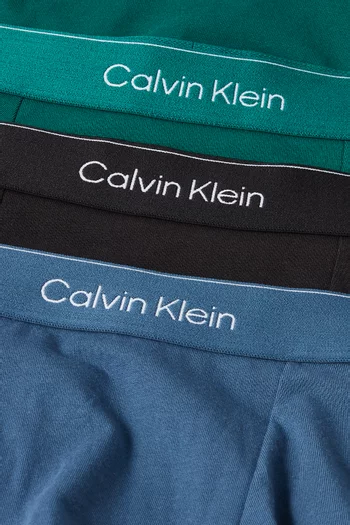 Relaxed Dart Trunks in Icon Cotton Stretch, Set of 3