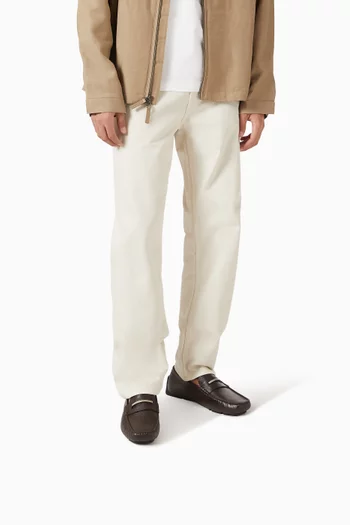 Driver Loafers in Leather
