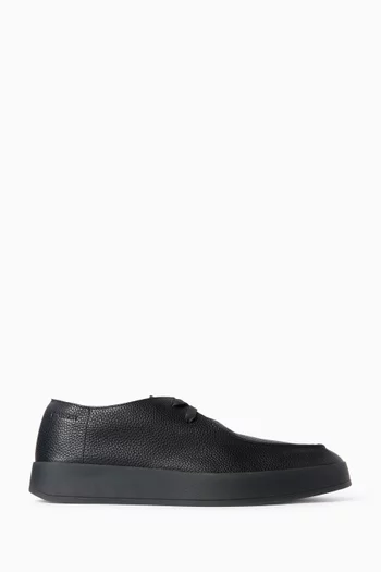 Hybrid Cup Wallabee Shoes in Leather