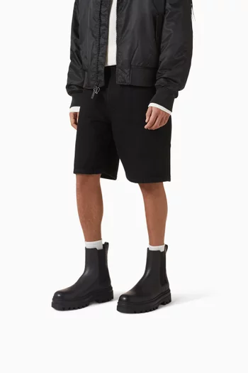 Chelsea Lugged Boots in Leather