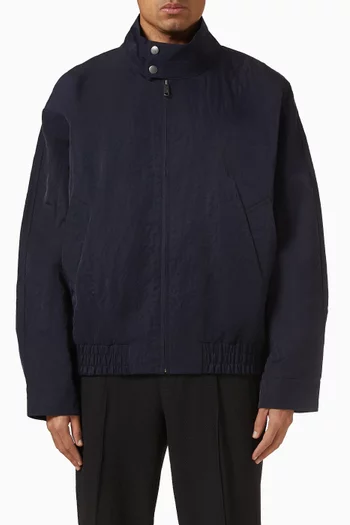 جاكيت فضفاض معالج نايلون