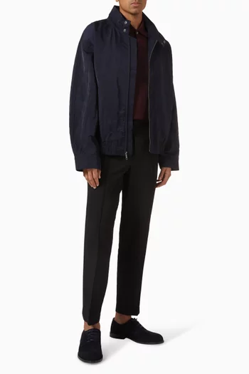 Luxe Polo Shirt in Cotton Interlock